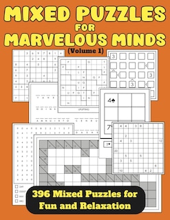 Front cover_Mixed Puzzles For Marvelous Minds (Volume 1)