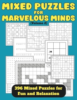 Front cover_Mixed Puzzles For Marvelous Minds (Volume 2)