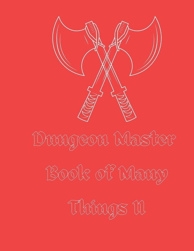 Front cover_Dungeon Master's Book of Many Things II