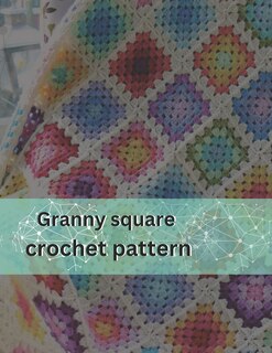 Front cover_Granny square crochet pattern