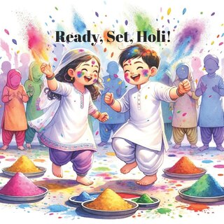 Front cover_Ready, Set, Holi!
