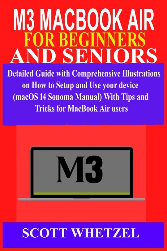 Front cover_M3 Macbook Air for Beginners and Seniors
