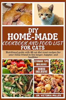 Couverture_DIY Home-Made Cookbook and Food List for Cat