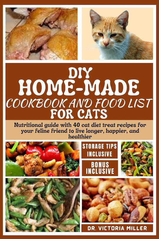 Couverture_DIY Home-Made Cookbook and Food List for Cat