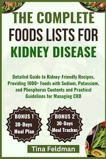 Front cover_The Complete Foods Lists for Kidney Disease