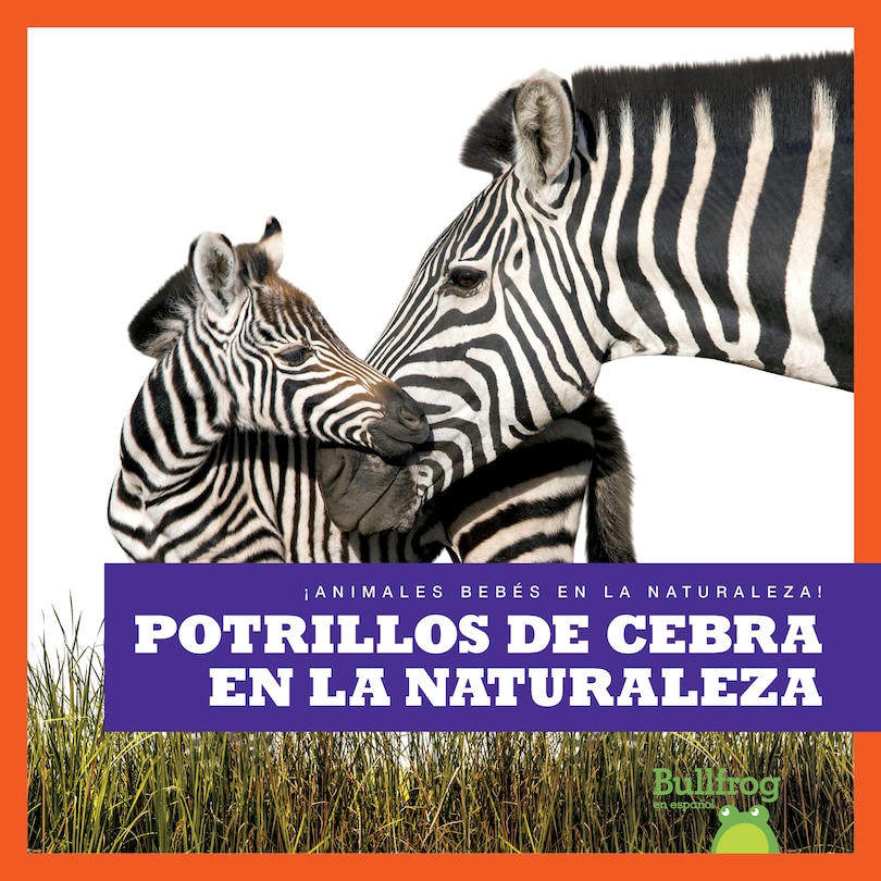 Front cover_Potrillos de Cebra En La Naturaleza (Zebra Foals in the Wild)