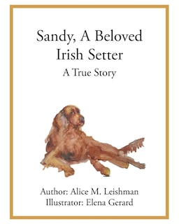 Front cover_Sandy, A Beloved Irish Setter