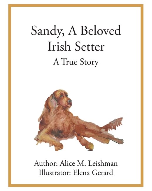 Front cover_Sandy, A Beloved Irish Setter