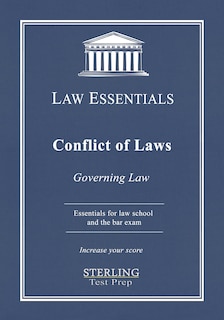 Couverture_Conflict of Laws, Governing Law