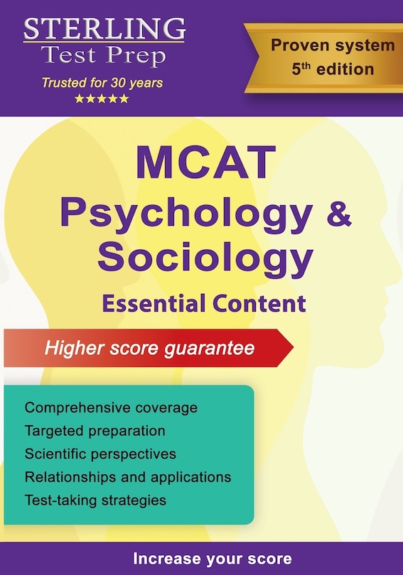 Front cover_Sterling Test Prep MCAT Psychology & Sociology