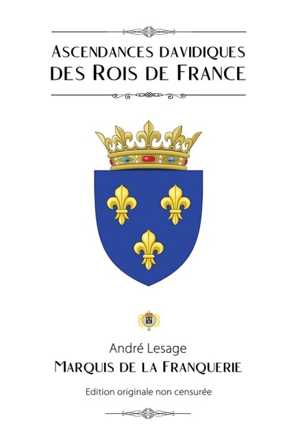 Couverture_Ascendances davidiques des Rois de France