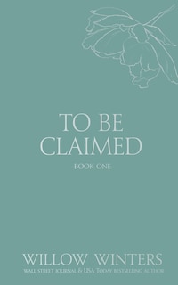 Couverture_To Be Claimed