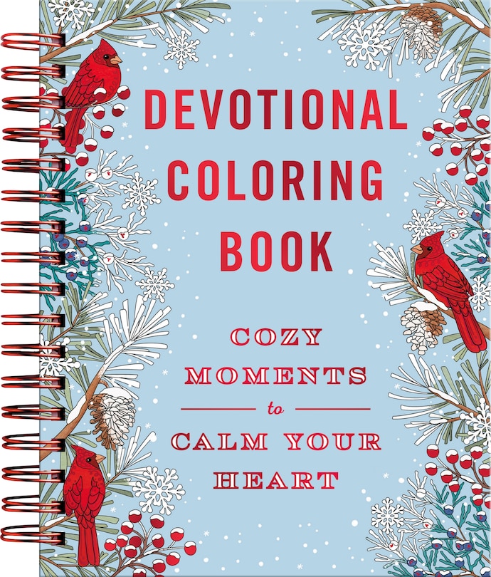 Front cover_Cozy Moments to Calm Your Heart: Devotional Coloring Book