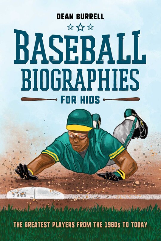 Front cover_Baseball Biographies For Kids