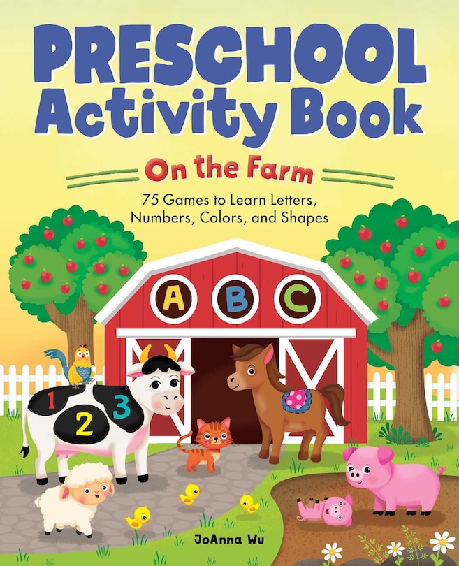 Front cover_Preschool Activity Book On the Farm
