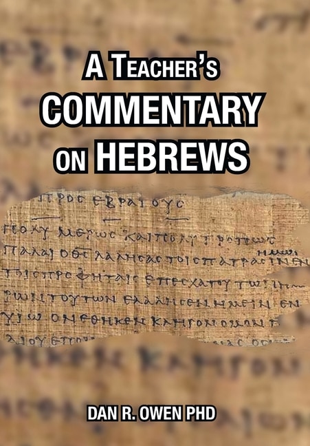 Couverture_A Teacher's Commentary on Hebrews