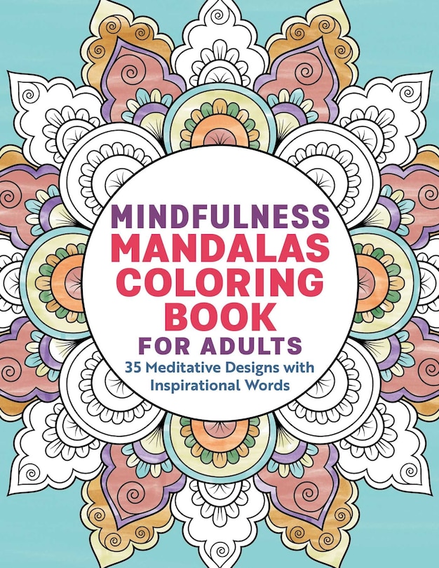 Front cover_Mindfulness Mandalas Coloring Book for Adults