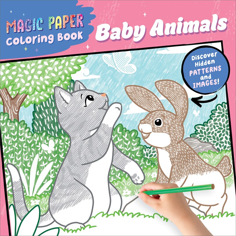 Couverture_Magic Paper Coloring Book: Baby Animals