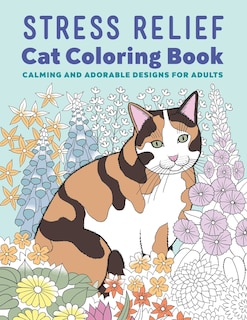 Front cover_Stress Relief Cat Coloring Book