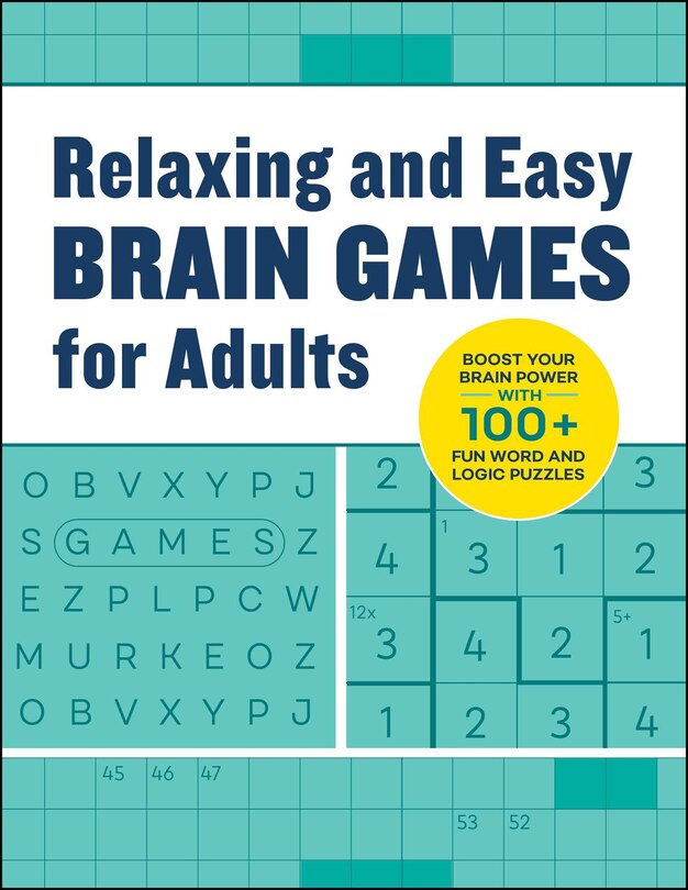 Front cover_Relaxing Brain Games for Adults