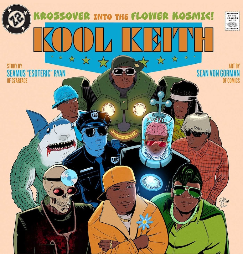 Front cover_Kool Keith: The Krossover into the Flower Kosmic