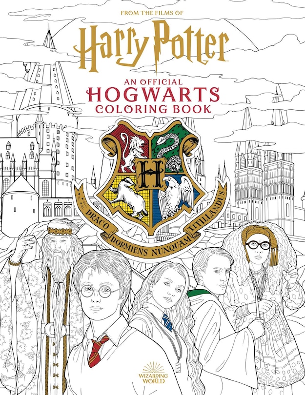 Front cover_Harry Potter: An Official Hogwarts Coloring Book