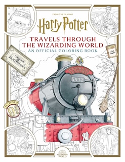 Couverture_Harry Potter: Travels Through the Wizarding World: An Official Coloring Book
