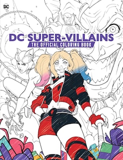 Front cover_DC Super-Villains: The Official Coloring Book
