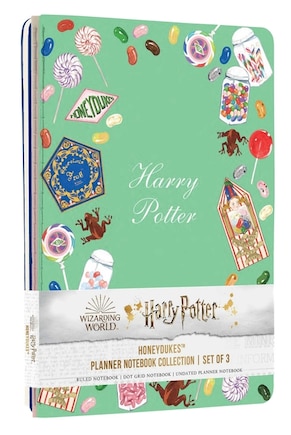 Harry Potter: Honeydukes Planner Notebook Collection (Set of 3): (Harry Potter School Planner School, Harry Potter Gift, Harry Potter Stationery, Undated Planner)