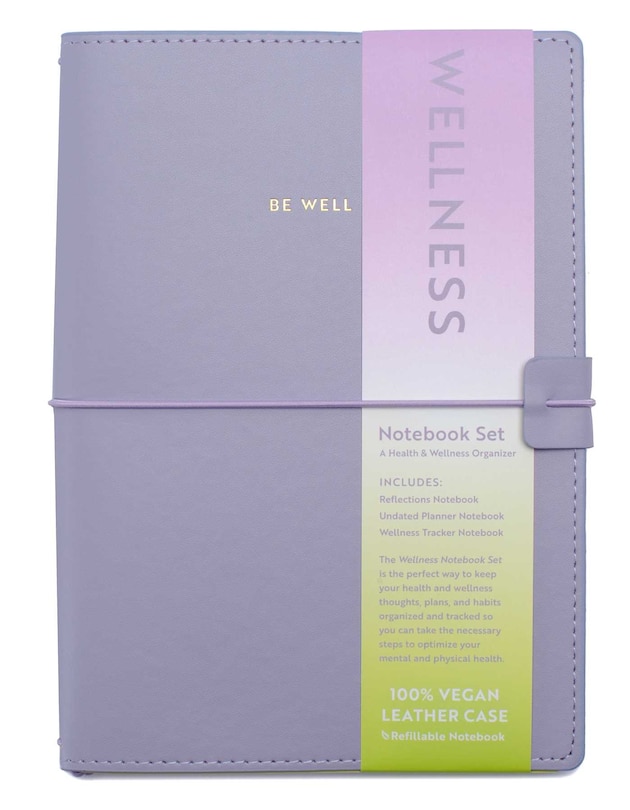 Wellness Notebook Set: A Health & Wellness Organizer (Refillable Notebook)