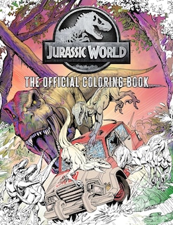 Front cover_Jurassic World: The Official Coloring Book