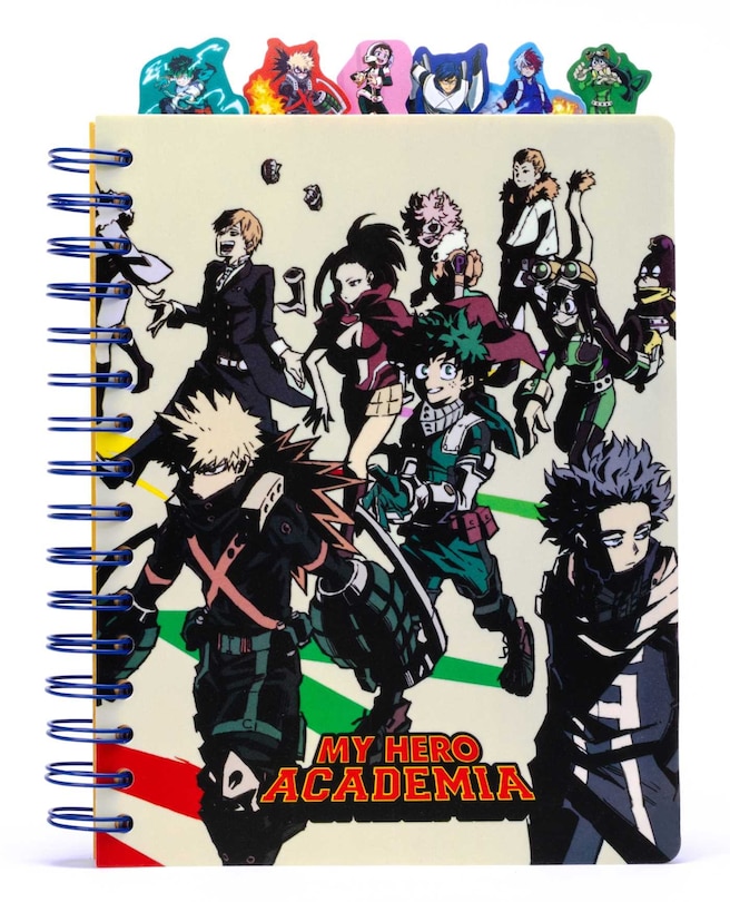 Front cover_My Hero Academia: Class 1-A Spiral Notebook