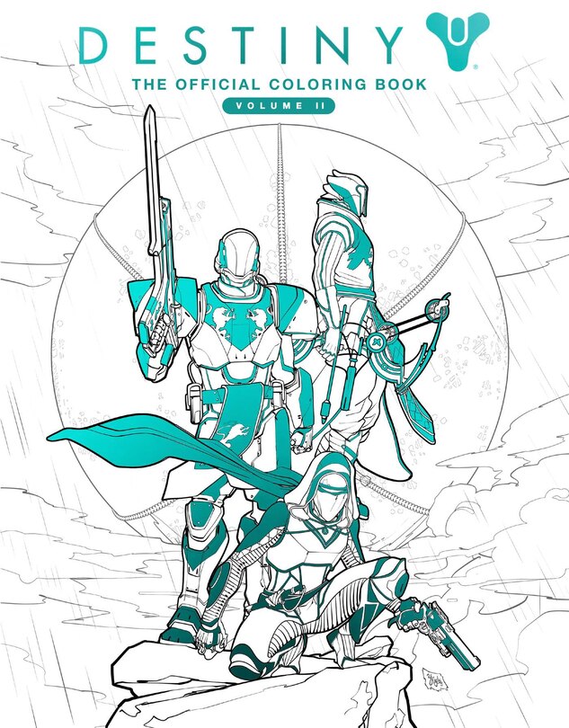 Front cover_Destiny: The Official Coloring Book Volume II