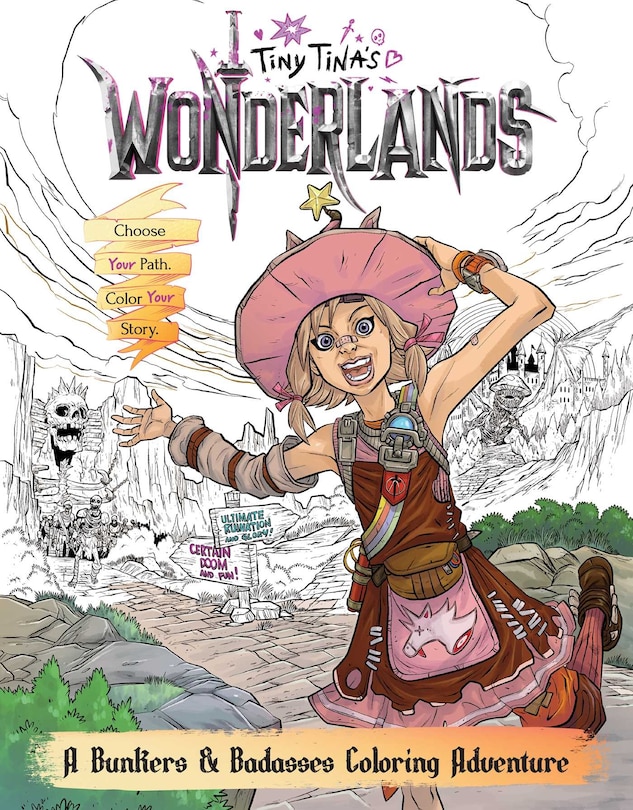 Couverture_Tiny Tina's Wonderlands: A Bunkers & Badasses Coloring Adventure