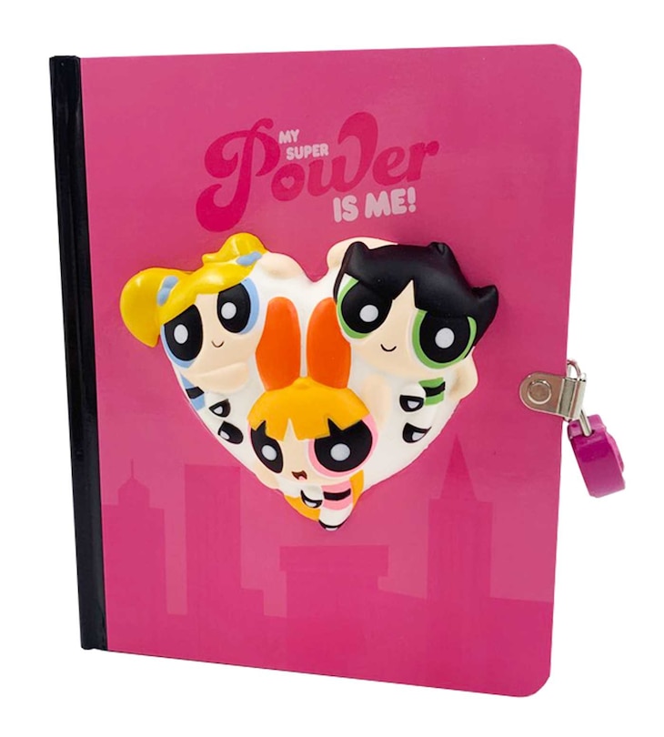 Powerpuff Girls: Squishy Lock and Key Diary