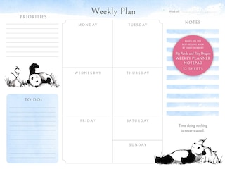 Couverture_Big Panda and Tiny Dragon Weekly Planner Notepad