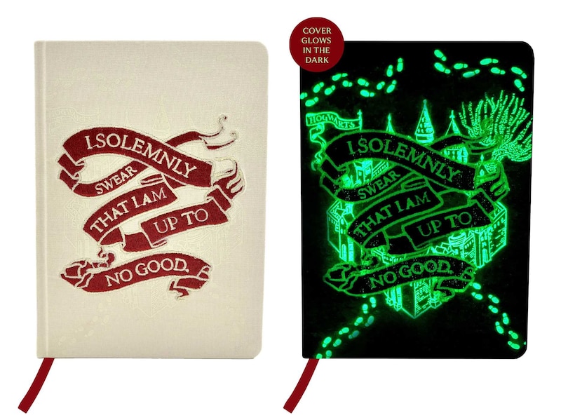 Front cover_Harry Potter: Marauder's Map Glow in the Dark Journal