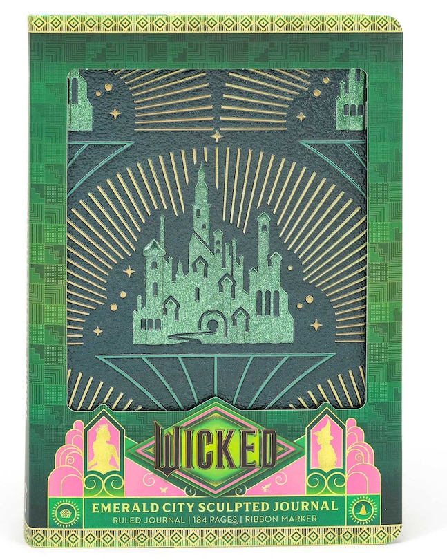 Front cover_Wicked: Emerald City Sculpted Journal