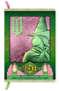 Front cover_Wicked: Elphaba / Glinda Reversible Sculpted Journal