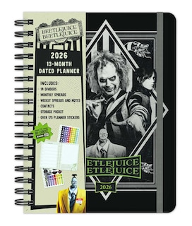Couverture_2026 Beetlejuice Beetlejuice 13-Month Weekly Planner
