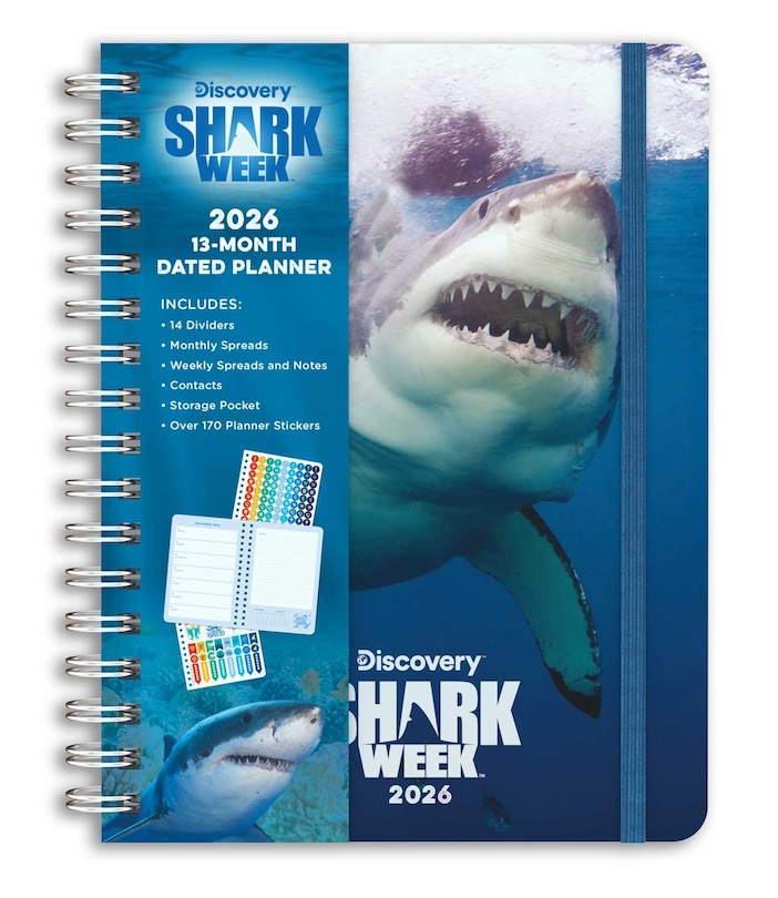 Couverture_2026 Shark Week 13-Month Weekly Planner