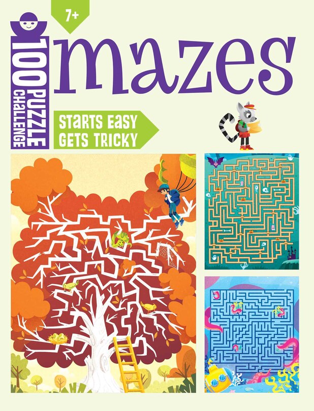 Couverture_100 Puzzle Challenge: Mazes