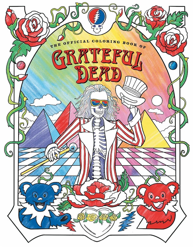 Couverture_The Official Coloring Book of Grateful Dead