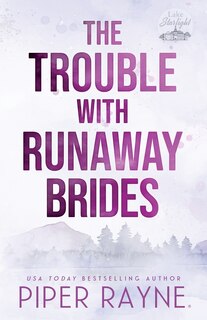 Front cover_The Trouble with Runaway Brides (Large Print)