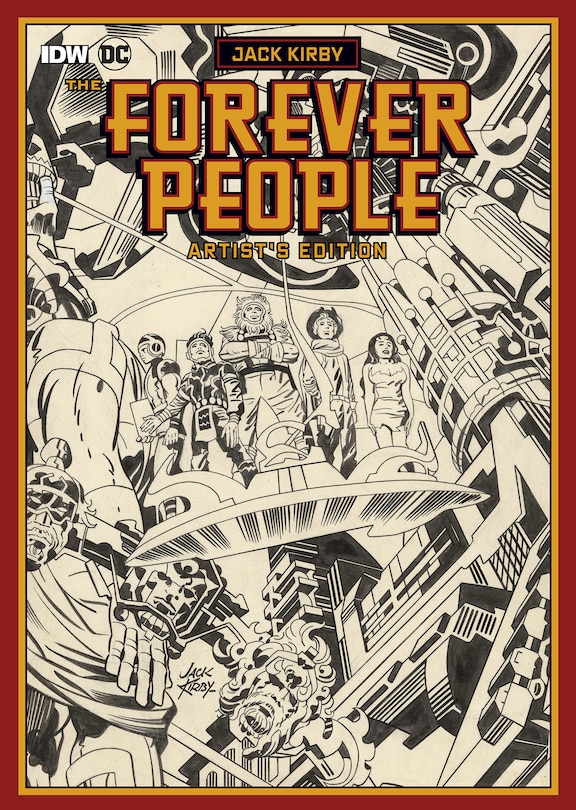 Front cover_Jack Kirby's Forever People Artist's Edition