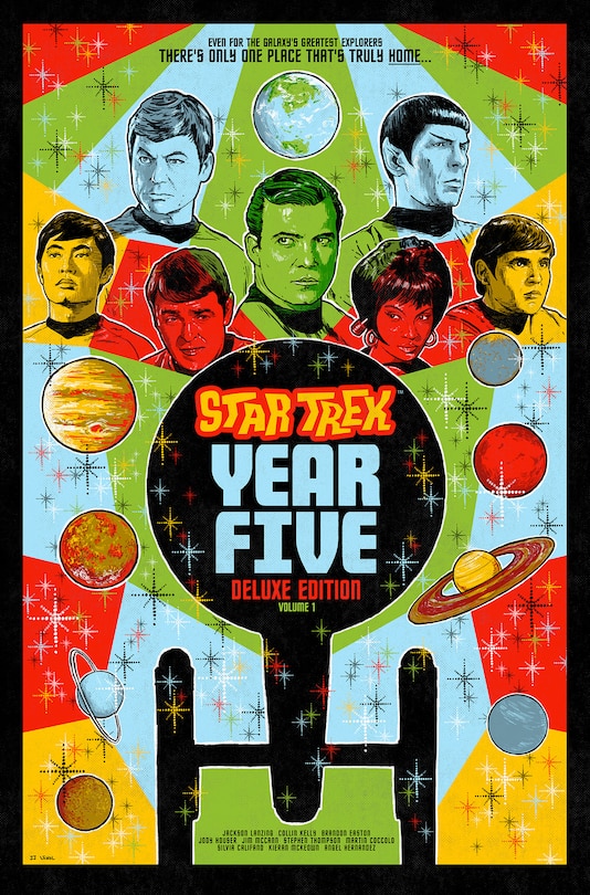 Front cover_Star Trek: Year Five Deluxe Edition--Book One
