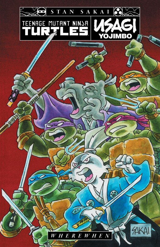 Front cover_Teenage Mutant Ninja Turtles/Usagi Yojimbo: WhereWhen