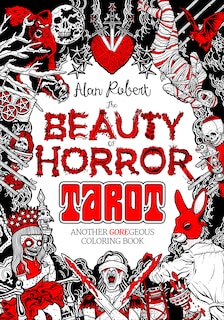 Front cover_The Beauty of Horror: Tarot Coloring Book