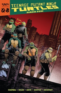 Front cover_Teenage Mutant Ninja Turtles: Reborn, Vol. 8 - Damage Done