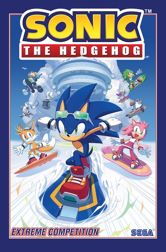 Front cover_Sonic the Hedgehog, Vol. 18: Extreme Competition